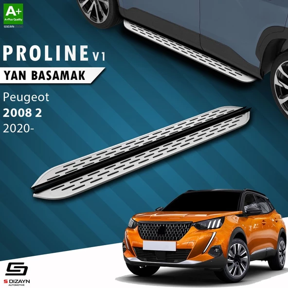 S-Dizayn Peugeot 2008 2 OEM Still Pro V1 Aluminyum Yan Basamak 183 Cm 2020 Üzeri