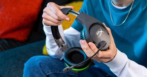 HyperX Cloudx Stinger Core HHSS1C-DG-GY/G Kablosuz Oyuncu Kulaklığı Teşhir - 3
