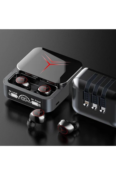 M88 Plus Kablosuz Bluetooth Kulaklık Ve Powerbank Güç Gösterge Ekranlı - 2