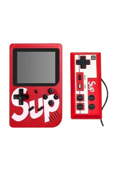 Sup Mini Retro Klasik Oyun Yüklü Kollu Atari 400in1 Oyun Konsolu - 4