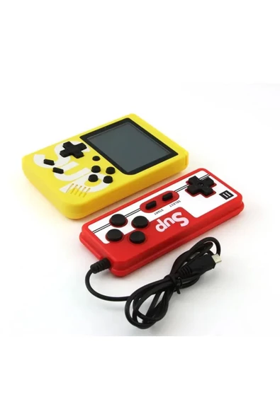 Sup Mini Retro Klasik Oyun Yüklü Kollu Atari 400in1 Oyun Konsolu - 2