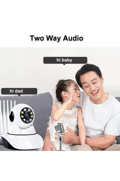 Bebek Ve Güvenlik Kamerası 5 Antenli Ip Kamera Full Hd Sesli Ve Görüntülü Izleme - 4
