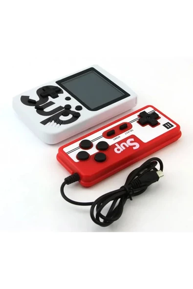 Sup Mini Retro Klasik Oyun Yüklü Kollu Atari 400in1 Oyun Konsolu - 3