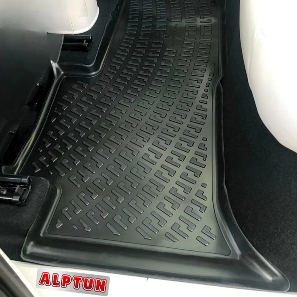 Togg T10X Havuzlu Paspas Takımı + Bagaj Havuzu Set - 3D Araca Özel Tasarım, Sabitleme Klipsleri, Kaymaz Yüzey - Resim 3