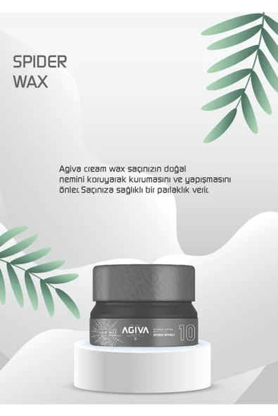 Agiva Styling Hair Wax 10 Spider 155ml - 2