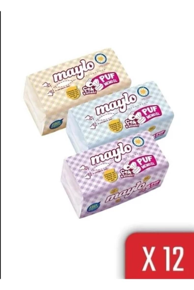 Maylo Puf Mendil 12 x 150'li ürün görseli 1