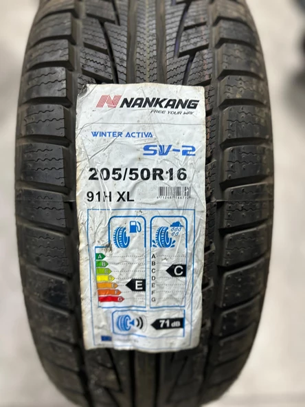 Nankang 205/50 R16 91h Kış Lastiği SV-2 ( 2014 Üretim )