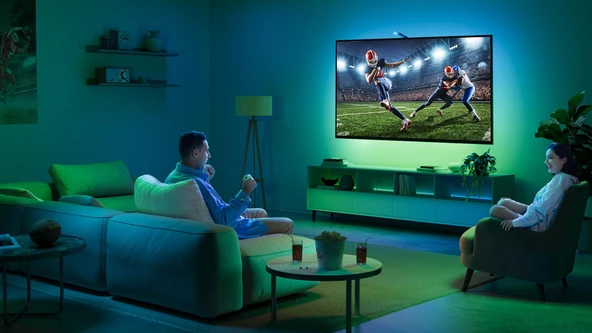 Govee Envisual Led 3 Lite TV Arkası Led Şerit Ambiyans Aydınlatma Tv Renk Senkronizasyonu 75-85 inc TV'ler ile Uyumludur - 4