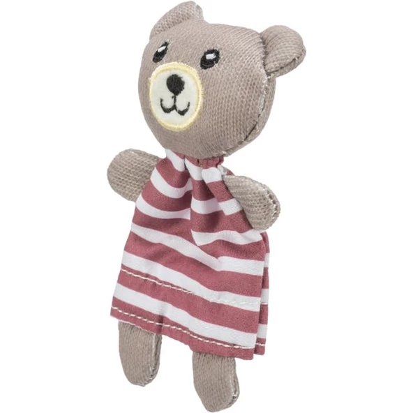 Trixie Kedi Oyuncağı, Kumaş Ayı, Kediotlu 12cm - 11