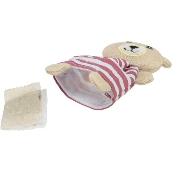 Trixie Kedi Oyuncağı, Kumaş Ayı, Kediotlu 12cm - 4