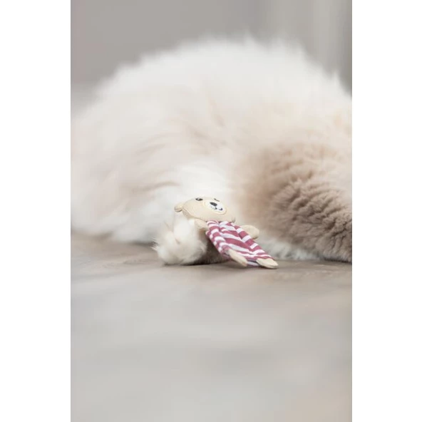 Trixie Kedi Oyuncağı, Kumaş Ayı, Kediotlu 12cm - 3