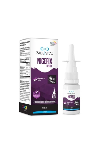 Zade Vital Nigefix Çörek Otu Yağı İçeren Nazal Sprey 15 ML - Resim 6