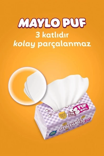Maylo Puf Mendil 24 x 100'lü - 6