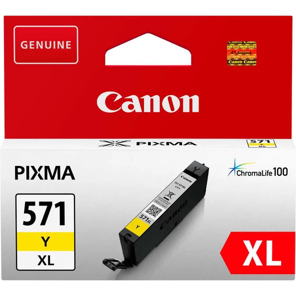 Canon CLI-571XL 0334C001 Sarı Orijinal Kartuş