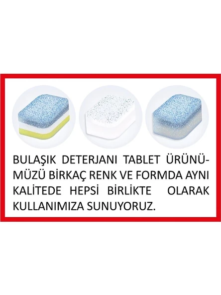 Turkishcare Hepsi 1 Arada 40 Lı Bulaşık Makinası Tableti x 2 Paket (80 Tablet) - 2