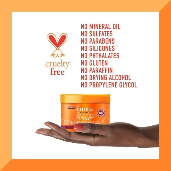Cantu Doğal Saçlar İçin Bukle Belirginleştirici ve Parlaklık Katan Saç Jölesi 340 gr - Resim 6