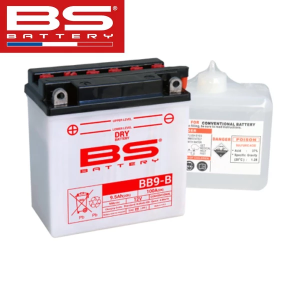 Bs Bb9-b (Dry) 1998-2004 Piaggio Skipper 150 Uyumlu Akü ürün görseli 1