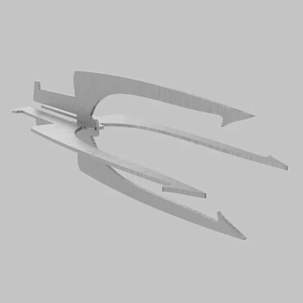 Kamp Ayısı® FiskSpids™ Bushcraft Metal 2mm Mızrak Ucu - 6