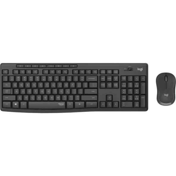 Logitech 920-009804 MK295 siyah kablosuz set ürün görseli 1