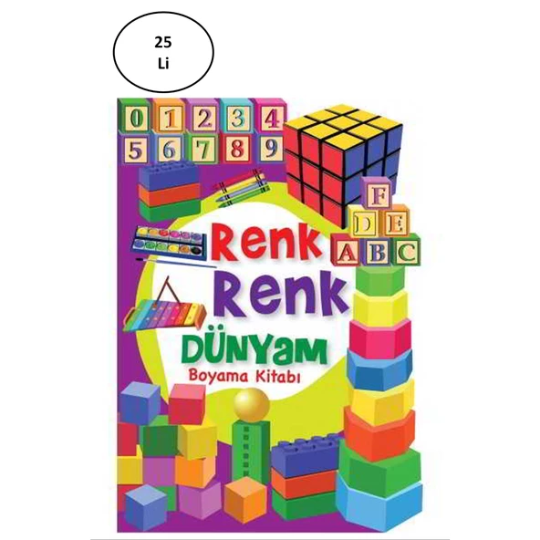 Renk Renk Dünyam Boyama Kitabı