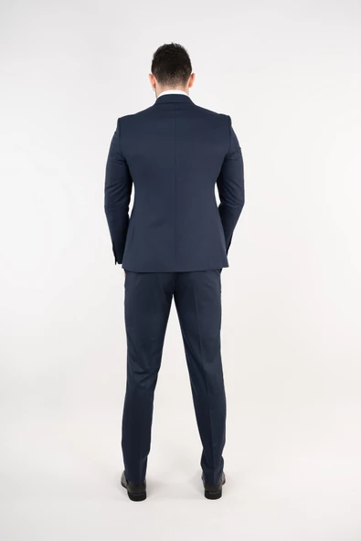 APARTRO KRUVAZE SLİMFİT ERKEK TAKIM ELBİSE - 10