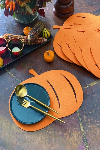 6 Adet Bal Kabağı Supla Amerikan Servis - Resim 2