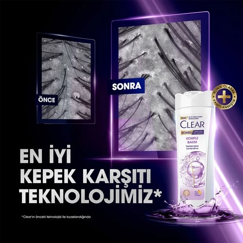 Clear Women Kepeğe Karşı Etkili Şampuan Komple Bakım 350 ML - 4