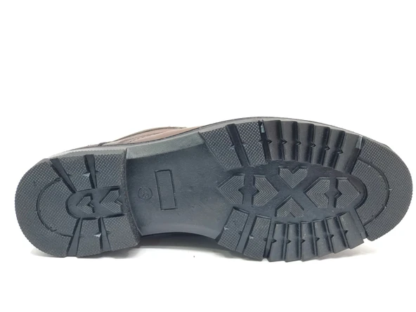 Geppetto İçi Yünlü Kauçuk Taban Hakiki Deri Bağcıklı Erkek Bot - Resim 20