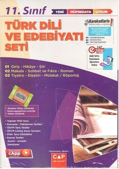 11. Sınıf Türk Dili ve Edebiyatı Anadolu Seti Çap Yayınları