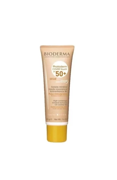 Bioderma Photoderm Cover Touch Light 50 Faktör Renkli Güneş Kremi 40 ml