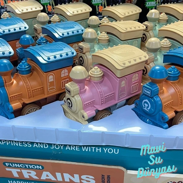 Bebek Treni Işıklı ve Müzikli Bas Gitsin Bebek Treni - 6