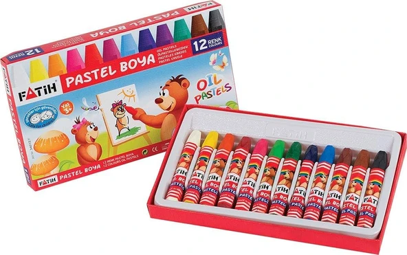 Fatih 12'li Pastel Boya Karton Kutu / 34012 ürün görseli
