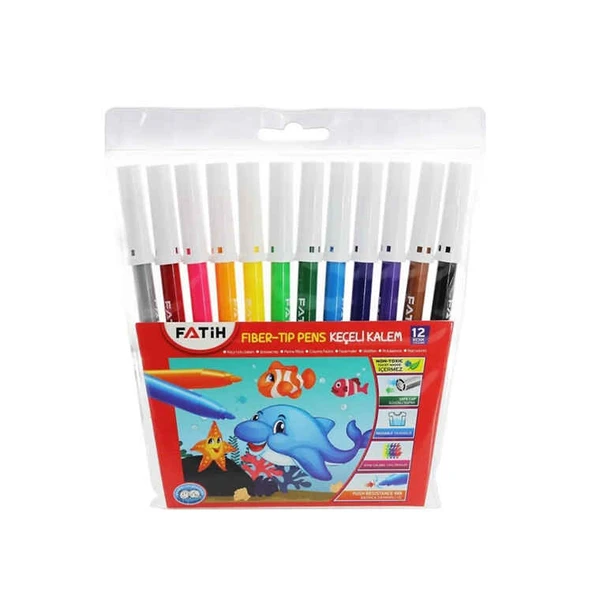 Fatih 12'li Keçeli Boya Kalemi / 34020 ürün görseli