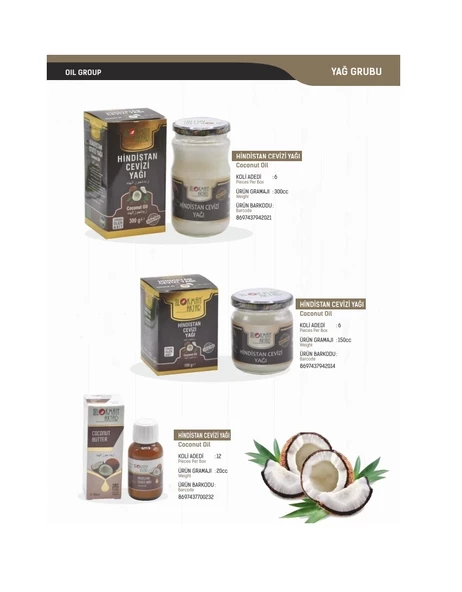 Katı Hindistan Cevizi Yağı 300 Gr. 1Adet, Lokman Aktar - 2