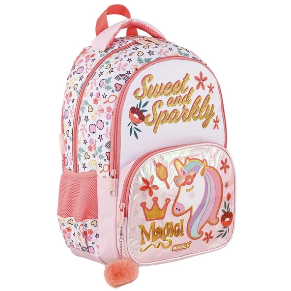 Muggle İlkokul Çantası Sweet And Sparkly Koleksiyonu Mu-9046