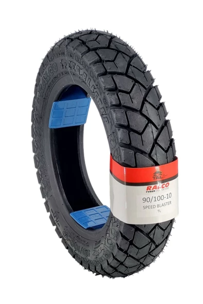 RALCO TYRES 90/100-10TL (TUBELESS - DUBLEKS) MOTOSİKLET LASTİĞİ SPEEDBLASTERA25