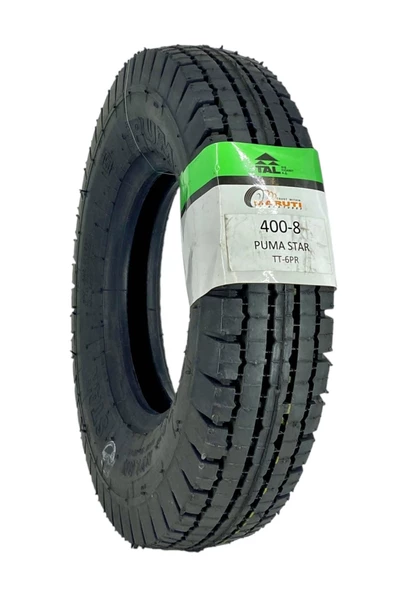 MARUTİ TYRES 400-8 LASTİK TT (TUBETYPE - İÇ LASTİKLİ TİP) 6KAT 76E PUMASTAR01