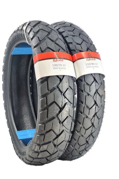 RALCO TYRES 130/70-17 Ve 110/80-17 Pulsar Rs200 Takım Tl (TUBELESS - DUBLEKS) Motosiklet Lastiği SPEEDBLASTERA14