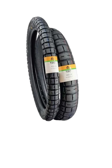 TDT TYRES 460-18 VE 300-21 TT SUPERMOTO LASTİK TAKIMI RUNNERSET02