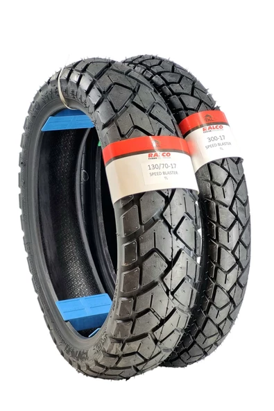 RALCO TYRES Mondial 125 Drift L CBS ÖN/ARKA SET 130/70-17 (TL) VE 300-17 (TL) SPEEDBLASTERA42