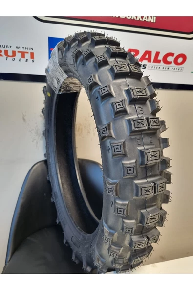 TDT TYRES 460-18 TT (TUBETYPE - İÇ LASTİKLİ TİP) MOTOSİKLET LASTİĞİ, KAWASAKİ KLX250 TERRAİN6