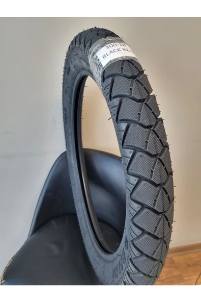 RALCO TYRES 300-18 Tt(TUBETYPE) Motorsiklet Lastiği BLACK BELT