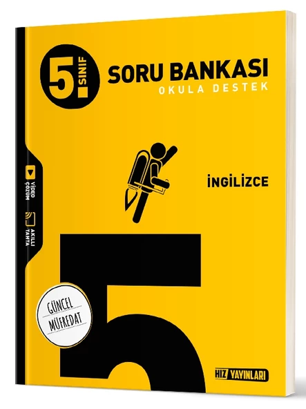 Hız Yayınları 2025 5. Sınıf İngilizce Soru Bankası Yeni Müfredat