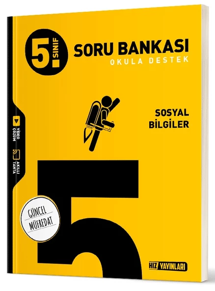Hız Yayınları 2025 5. Sınıf Sosyal Bilgiler Soru Bankası Yeni Müfredat