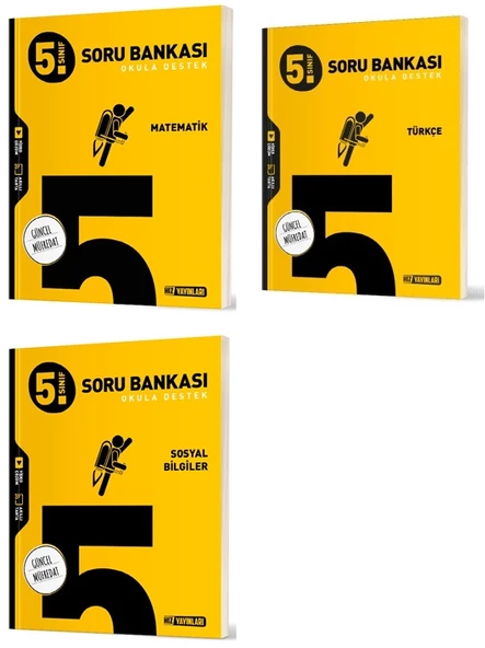 Hız 2025 5. Sınıf Matematik + Türkçe + Sosyal Soru Seti 3 Kitap Güncel Müfredat ürün görseli
