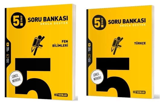 Hız 2025 5. Sınıf Türkçe + Fen Bilimleri Soru Seti 2 Kitap Güncel Müfredat