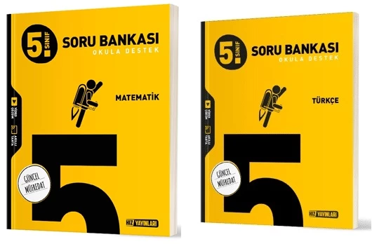 Hız 2025 5. Sınıf Matematik + Türkçe Soru Seti 2 Kitap Güncel Müfredat ürün görseli