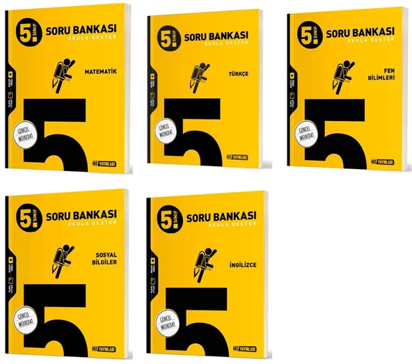 Hız 2025 5. Sınıf Matematik Türkçe Fen Sosyal İngilizce Soru Seti 5 Kitap Güncel Müfredat ürün görseli
