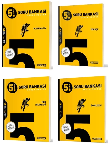 Hız 2025 5. Sınıf Matematik Türkçe Fen İngilizce Soru Seti 4 Kitap Güncel Müfredat ürün görseli