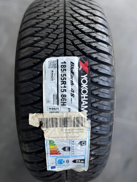 Yokohama BluEarth 4S AW21 185/55 R15 86H XL 4 Mevsim Lastik ( 2019 Üretim )